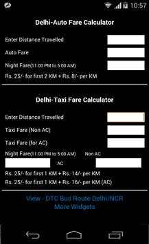 Auto Taxi Fare & DTC Bus Route screenshot 2