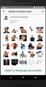 XXXTentacion Stickers For Whatsapp - WAStickerApps screenshot 5