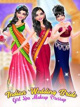 Indian Wedding & Bride Game - Spa Makeup Dressup screenshot 4