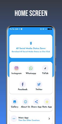 All Social Media Status Saver स्क्रीनशॉट 2