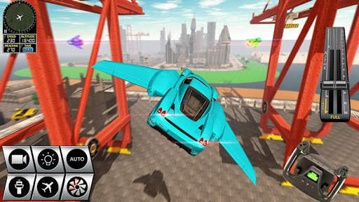 Futuristic Flying Car Racer screenshot 2