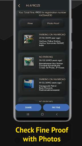 Bangalore Traffic: Check Fines screenshot 2