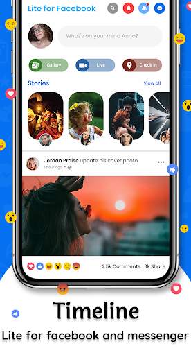 Lite For Facebook - Faster For Facebook Lite screenshot 4