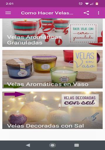 Velas Aromáticas screenshot 1