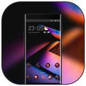 Theme for oneplus6T computer neon light wallpaper icon