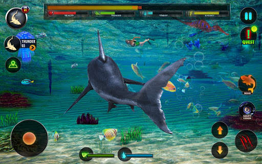 Angry Shark Adventures 3D स्क्रीनशॉट 15