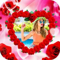 Rose Flower  Photo Frame on 9Apps
