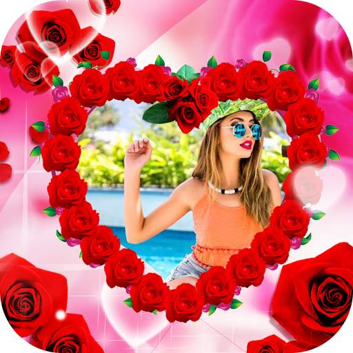 Rose Flower  Photo Frame 1.4