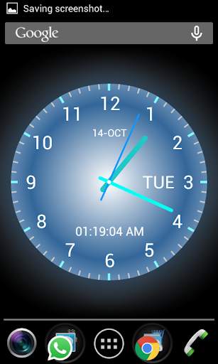 Adi AnalogClock Live Wallpaper screenshot 4