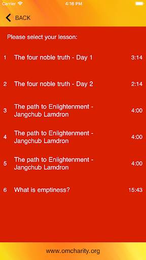 BuddhaApp screenshot 2