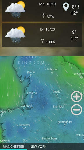 Wetter Deutschland Uhr Widget screenshot 3