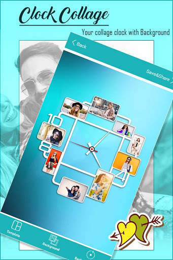 My Photo Collage Clock Live Wallpaper screenshot 4