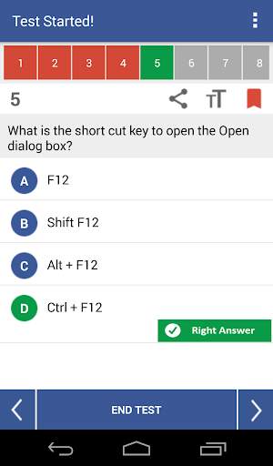EduQuiz : MS Excel screenshot 4