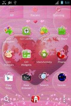 Theme Hearts for GO Launcher screenshot 5