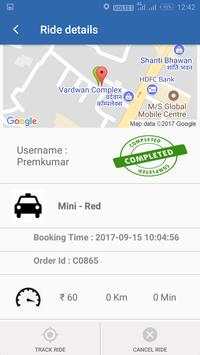 Taxi Booking - Registered Drivers App скриншот 3