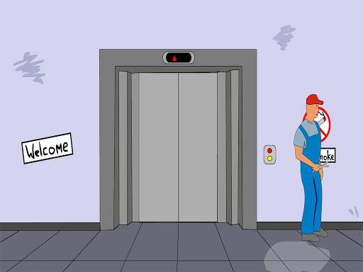 Stickman Escape Lift 2 : Funny Escape Simulation screenshot 9