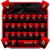 Black Red Keyboard Theme 10001002