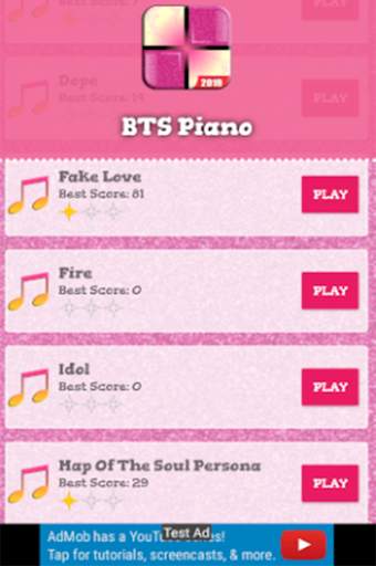 BTS BOY WITH LUV PIANO GAMES SONGS screenshot 1