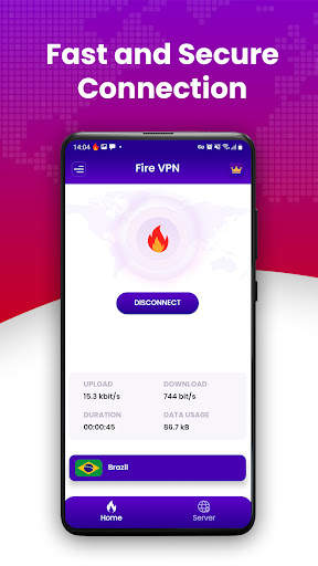 Fire VPN - Vpn Proxy Browser screenshot 1