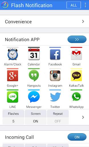 Flash Notification 2 screenshot 1