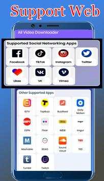 All in One Social Video Faster Downloader screenshot 3