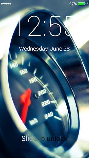 Car Panel/Dashboard/Speedometer Lock Screen screenshot 2