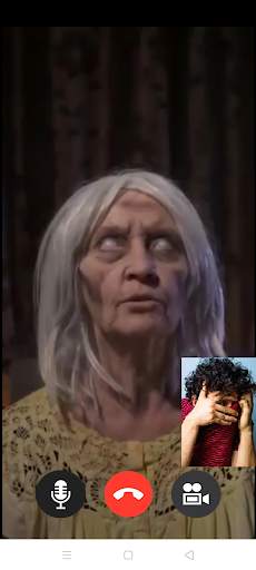Granny Calling Fake Video Call screenshot 2