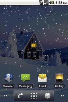 Snowfall Live Wallpaper screenshot 1