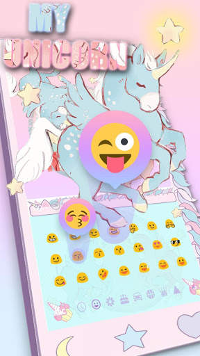 Cuteness Unicorn Keyboard screenshot 3