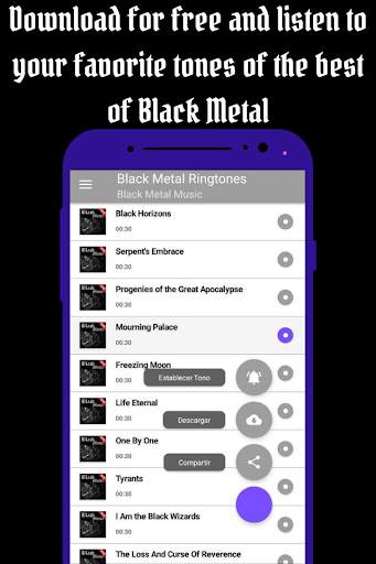Black Metal Ringtones screenshot 3