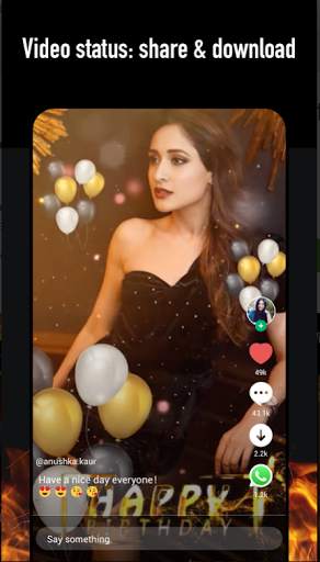 Bolo tararara - Indian video status download app screenshot 1
