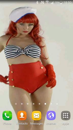 Sexy Girl Live Wallpaper screenshot 2