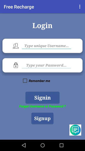 Recharge Free (RF) screenshot 1
