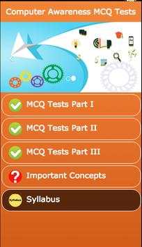 Computer Awareness MCQ Tests screenshot 1
