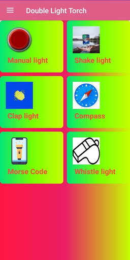 Shake Clap whistle Torchlight Flashlight Compass screenshot 1