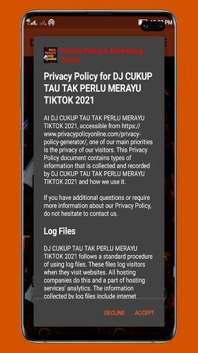 DJ CUKUP TAU TAK PERLU MERAYU TIKTOK 2021 screenshot 1