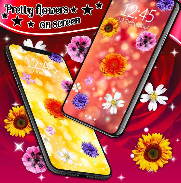 Pretty Flowers Touch on Screen Prank screenshot 2