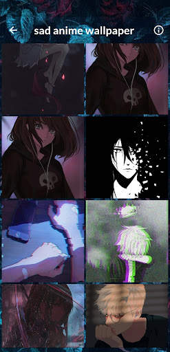 sad anime wallpaper screenshot 2