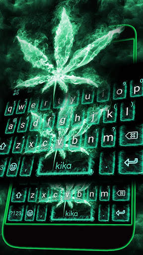 Fire Weed Keyboard Tema screenshot 1