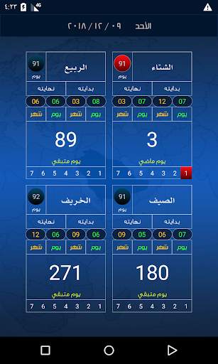 التقويم الفلكي 1 تصوير الشاشة