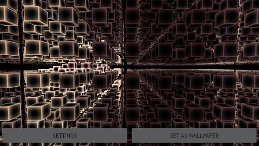 Infinity Parallax Cubes 3D Live Wallpaper screenshot 9