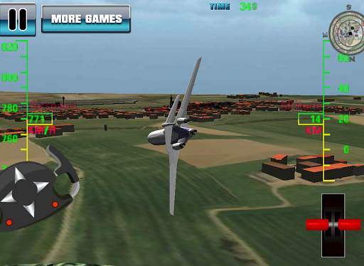 Airplane 3D flight simulator screenshot 6