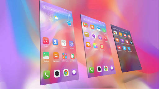 Colorful Simple PhoneX OS - APUS launcher theme screenshot 2