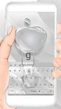 Silver Gold Keyboard Theme screenshot 2