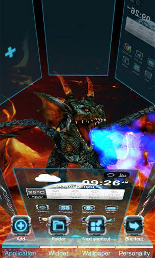 Fire Dragon Next 3D LWP screenshot 3