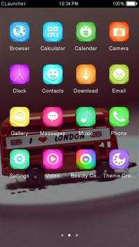 Cartoon London Bus Theme screenshot 2