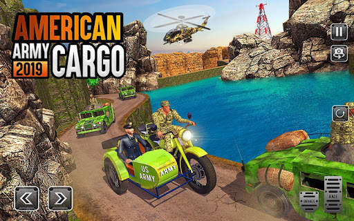 US Army Cargo Transport Truck Driving Simulator screenshot 7