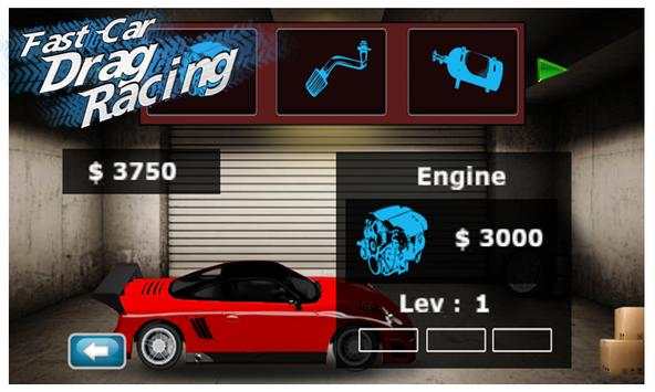 Fast Car Drag Racing screenshot 6