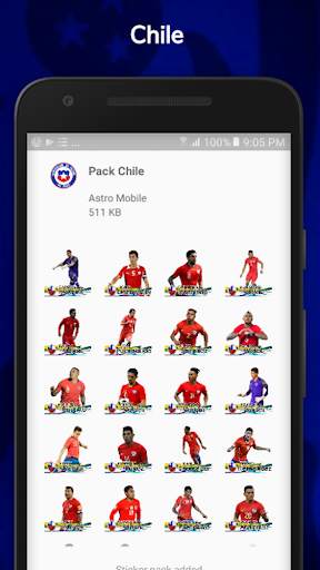 ⚽America Cup Stickers for WhatsApp WAStickerApps screenshot 8