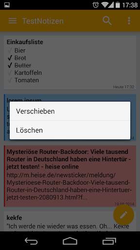 Denkzettel für .txt-Notizen скриншот 5